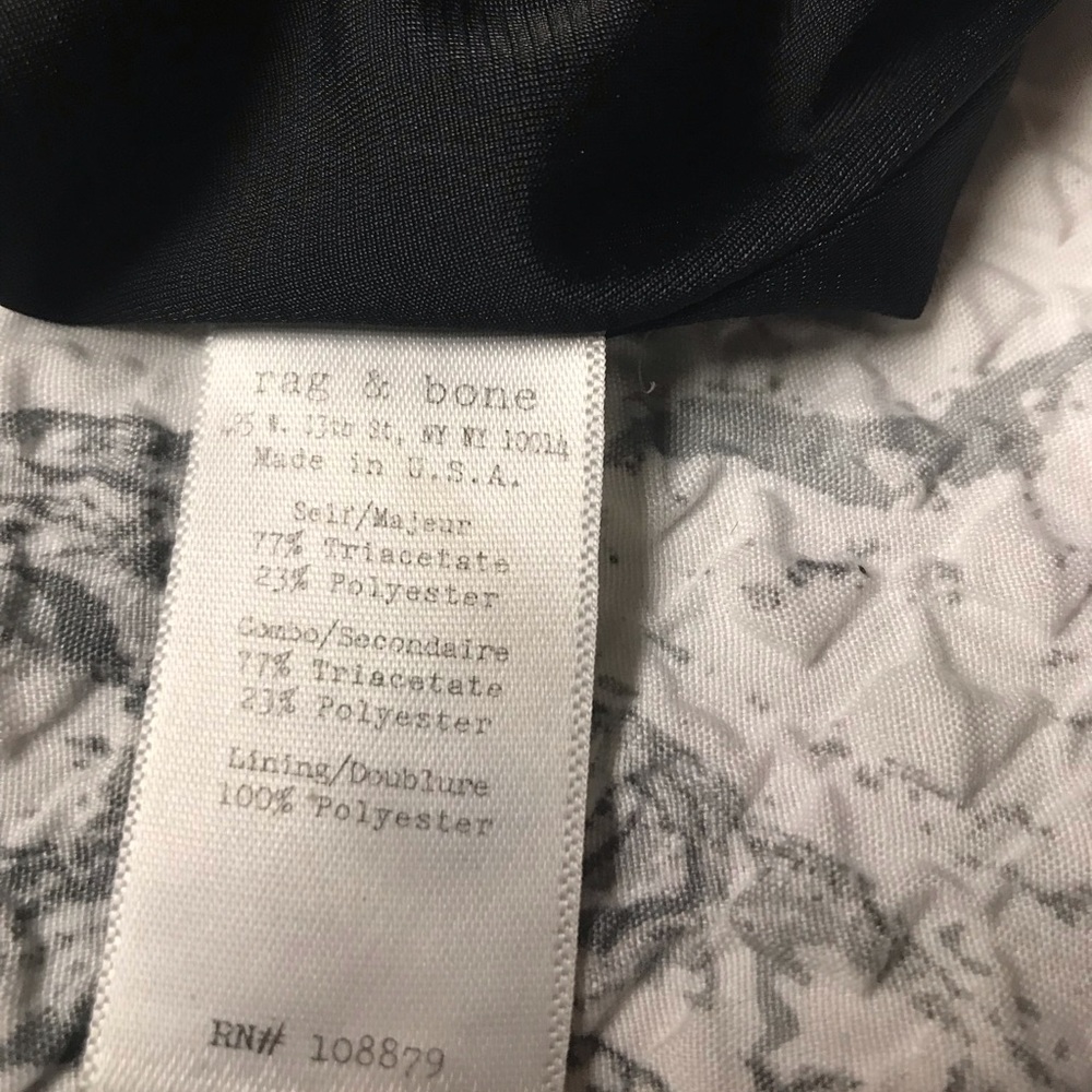 rag & bone New York Black Zip Back Tank - Picture 10 of 13